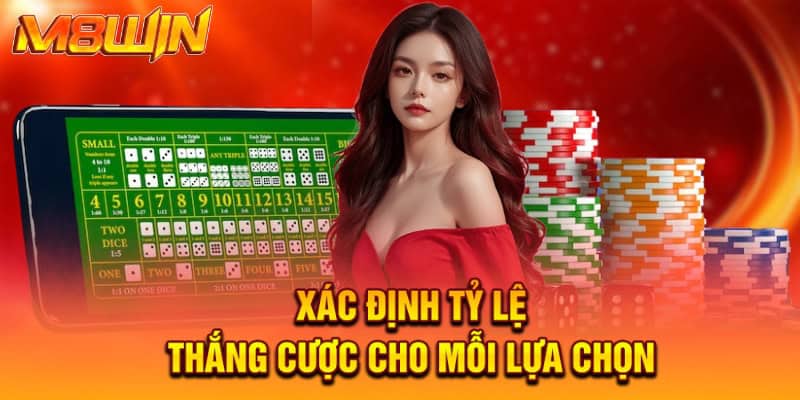 Luật Chơi Sicbo Giúp Bạn Làm Chủ Trò Chơi Tại M8win 4 Xác định tỷ lệ thắng cược cho mỗi lựa chọn